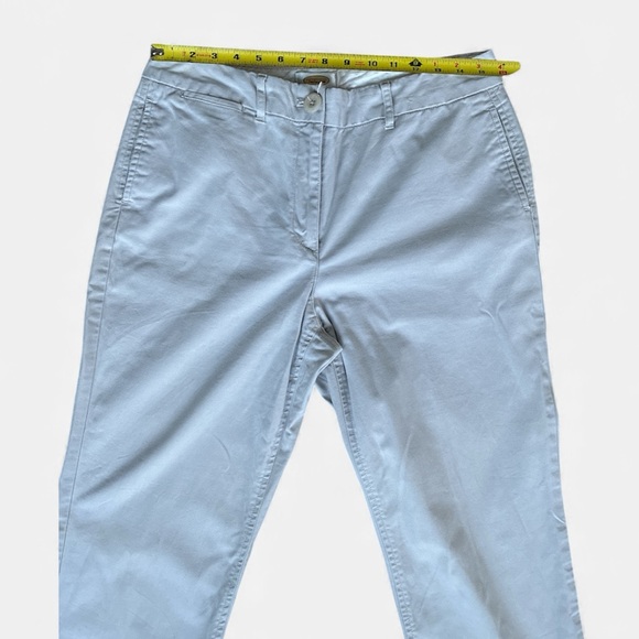 Talbots Gray/Off-White Cotton Chinos - Picture 5 of 10